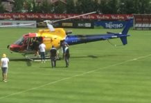 De Laurentis e largon Hysajn nga stërvitja me helikopter