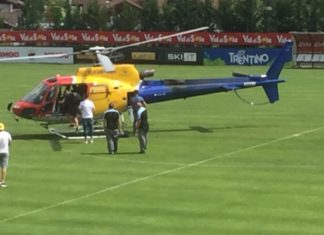 De Laurentis e largon Hysajn nga stërvitja me helikopter