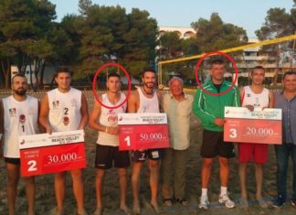 Kampionati i beachvolejt, një shkodran kampion, një tjetër i treti
