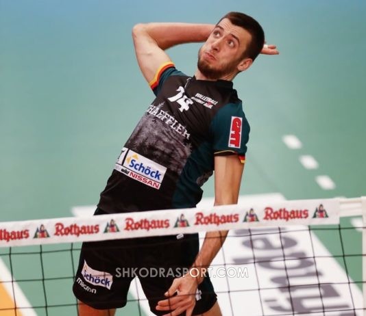 Shkodrani Anton Qafarena në finalen e Kupës së Gjermanisë në volejboll