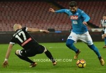 FOTO / Napoli publikon shifrat mbresëlënëse të Hysajt si i majtë