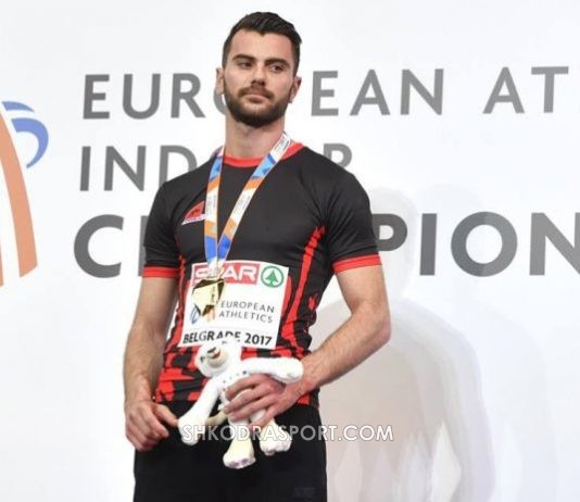 Atleti shkodran Izmir Smajlaj, në nivele botërore