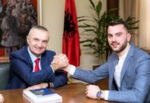 Presidenti i Republikës, Ilir Meta, takim me kampionin e Europës
