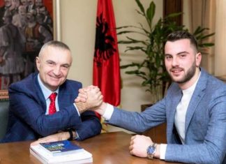 Presidenti i Republikës, Ilir Meta, takim me kampionin e Europës