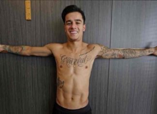 Coutinho, trupin plot me tatuazhe. Ja domethënia e tyre (fotot)