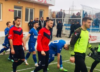 Shënon Çinari, Vllaznia B e fiton 1-0 pjesën e parê ndaj Besëlidhjes
