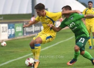 Rubin Hebaj gol në Slloveni, i treti në kampionat për shkodranin