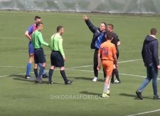 Ndodh në Shkodër, arbitri mbyll ndeshjen 12 minuta para se të mbarojë koha e rregullt