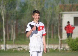 Ardit Nikaj nga “Atletik Klub” tek grumbullimi me Kombëtaren U-16