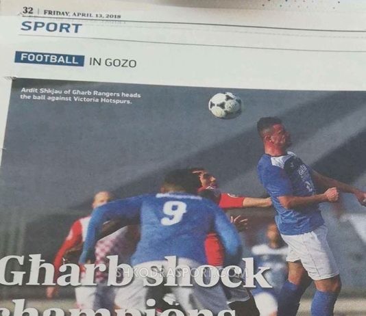 Shkodrani Shkjau protagonist në kampionatin maltez. Tre gola në tre ndeshjet e fundit