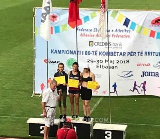 Vllaznia e atletikës dhuron një tjetër surprizë. Një 14 vjeçare shpallet kampione