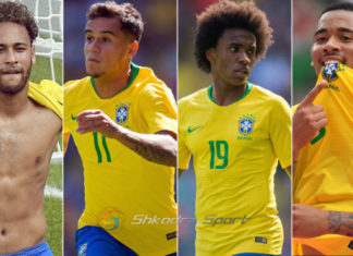 Edhe Brazili zgjedh formacionin, do luhet me “4 fantastikët”