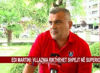 EDI MARTINI: ENDE NUK KAM ASNJË OFERTË ZYRTARE PËR PANKINËN E VLLAZNISË