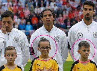 FOTOJA E DITËS/ Dy shkodranë bashkë me lojtarët e Gjermanisë