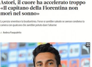 Raporti i mjekësisë ligjore: Davide Astori nuk ka vdekur në gjumë…