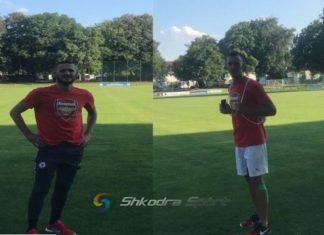 Dy futbollistë shkodranë firmosin në Gjermani
