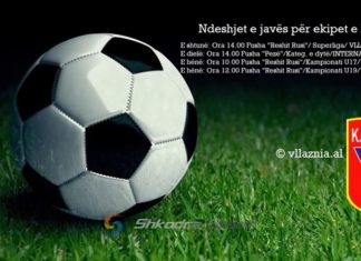 Klubi Vllaznia publikon kalendarin e ndeshjeve. Me Vorën luhet në “Reshit Rusi”