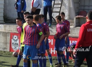 Mbyllet pjesa e parë në Laç, Vllaznia U17 fiton 2-1 ndaj vendasve