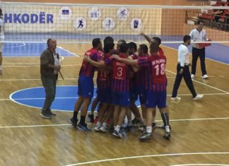 Vllaznia për meshkuj mund 3-2 kampionët e Erzenit