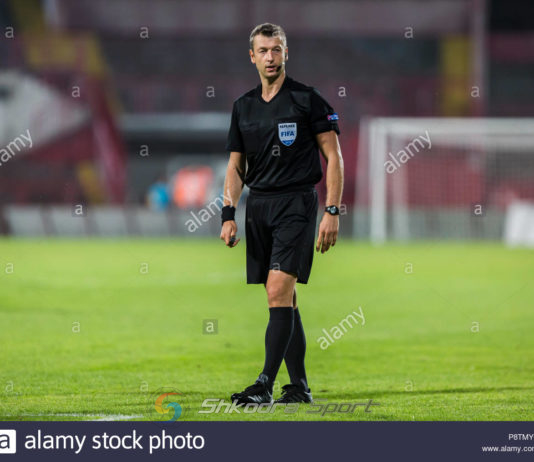 UEFA cakton arbitra rus për ndeshjen FC Astana- Vllaznia U-19