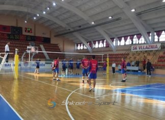 Volejbollistët e Vllaznisë një minutë heshtje në nderim të Viktor Jubanit