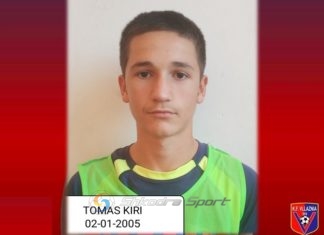 Fiksojeni këtë emër: Tomas Kiri! 14 vjeçari që do mbrojë portën e ekipit U17 të Akademisë Vllaznia
