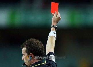 3 kartona të kuq brenda 75 minutave, skuadra e Kategorisë së dytë e mbyll ndeshjen me 8 lojtarë