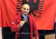 ZYRTARE/ Erkand Qerimaj merr medaljen e bronztë, doli i treti në kampionatin Botëror