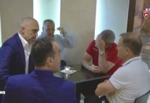 Ndërprerja e kampionatit, Duka në zyrën e Ramës