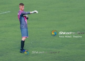 Të dielën ndaj Erzenin, portën e Vllaznisë do ta mbrojë 18 vjeçari Kristi Qarri