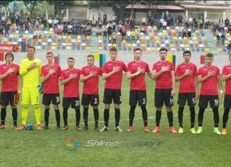 Shqipëria U18 fiton minimalisht ndaj Maqedonisë së Veriut. Titullar në fushë edhe shkodrani Pusi