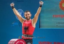 Europiani i shtangës, Calja e mbyll me 1 medalje të artë dhe 2 argjendi