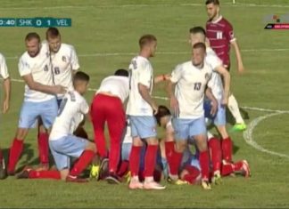 Ersi Lami është heroi, goli i tij shpëton sezonin e Veleçikut