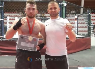 Shkodrani Ergi Artunda kampion i Shqipërisë në disiplinën MMA