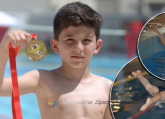 Një talent shkodran bën namin në sportin e notit, i siguron 3 medalje Vllaznisë