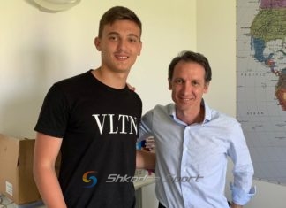 Portieri 17 vjeçar shkodran Marco Molla firmos kontratë profesioniste me Bolonjën