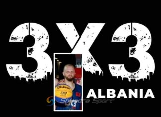 Erjon Llazani i pari në renditjen e FIBA-s për “3×3 street- ball”