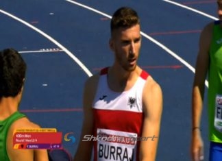 Franko Burraj e nis mbarë Europianin. I pari mes 32 pjesmarrësve në garat kualifikuese
