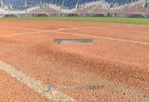 SKANDAL/ Dëmtohet sërish për të disatën herë pista e tartanit në stadiumin ‘Loro Boriçi’