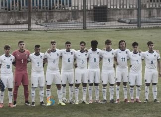 Italia mund 3-1 Slloveninë. Portieri shkodran Marco Molla merr fanellën me numrin 1 të axurrëve