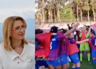 Kryebashkiakja Ademi uron Vllazninë për kualifikimin historik në Champions: Bravo vajza!