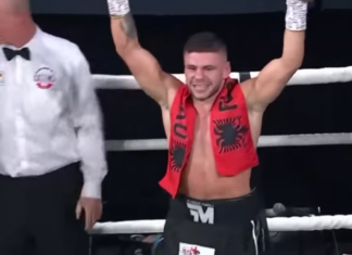 ‘Shqiponja kuqezi’ fluturon mes Londrës, i pamposhturi Florian MARKU nderon shqiptarët (VIDEO)