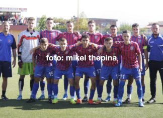 Delaj mund Partizanin, Vllaznia U17 kryeson renditjen