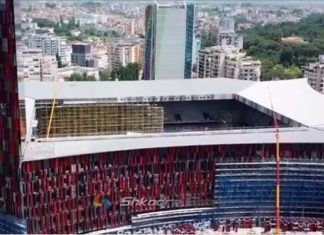 Përçudnimi i Stadiumit Kombëtar, hotel me qendër tregtare dhe fushë futbolli