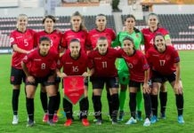 Portugalia mund 1-0 Shqipërinë, Megi Doçi ndalet nga traversa
