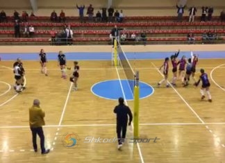 Volejbollistet e Vllaznisë fitore me shumë emocione ndaj Teutes