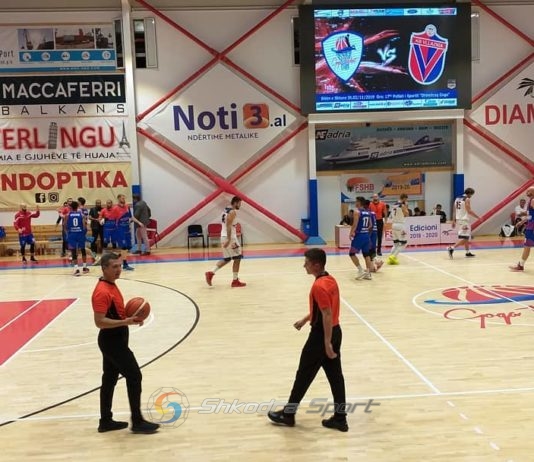 Basketboll/ Vllazninë e mund edhe Goga Basket. Titullin ende shumë larg për kuqeblutë