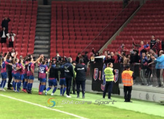 VIDEO/ Çfarë emocionesh nga futbollistet e Vllaznisë dhe tifozët e ‘Power 12’!