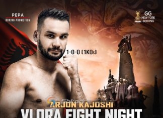 Arjon Kajoshi të premten përballë një turku në një ndeshje profesionizmi