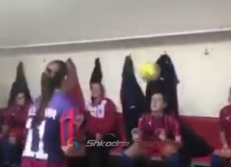 VIDEO/ Megi Doçi, çfarë goli në…dhomat e zhveshjes!